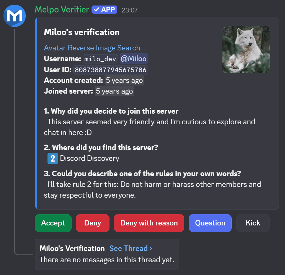 Moderator Review Panel