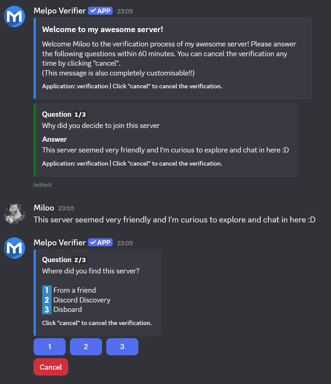 User Application Process